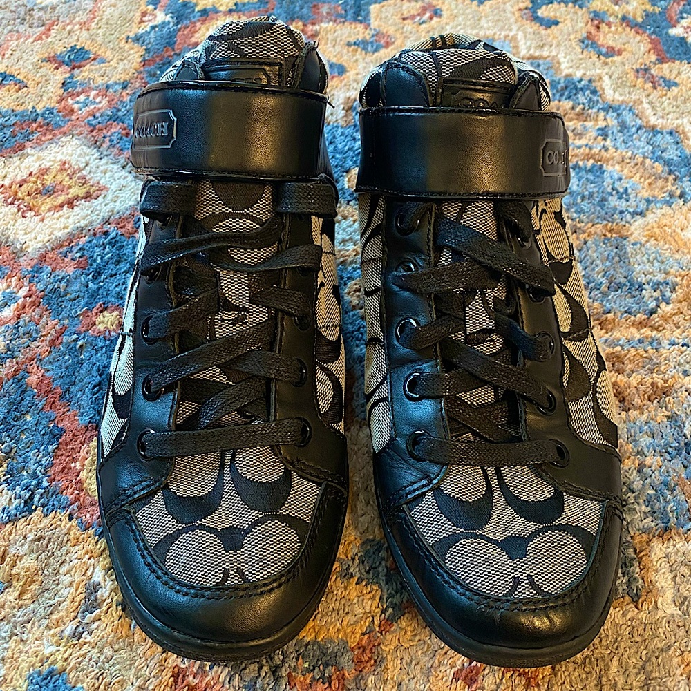 Coach Zoey Hi-Top Sneakers Women’s Size 8